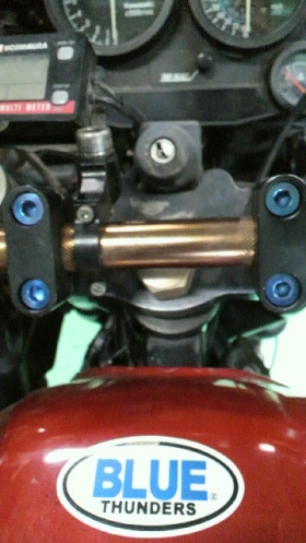 ニンジャ　ハンドル周り